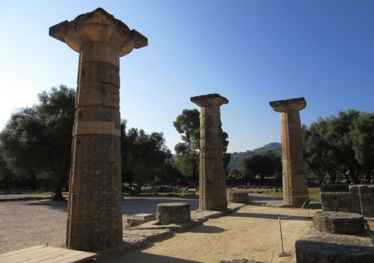 temple of hera at olympia