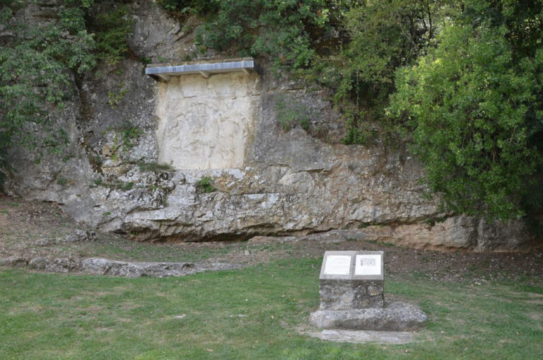 Bas-relief of Mithras in Bourg-Saint-Andéol