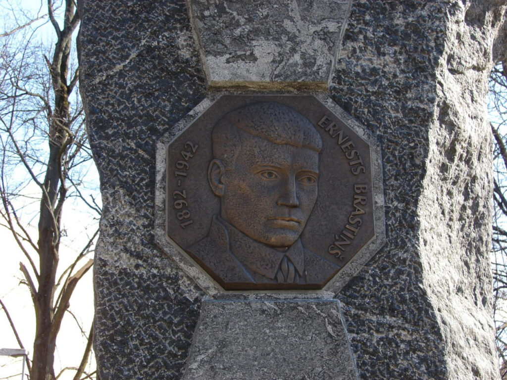 Ernests Brastiņš memorial