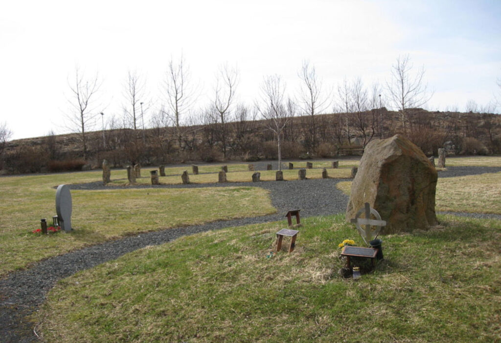 Ásatrú graveyard in Reykjavík