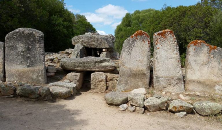The giants' grave of Su Monte de s’Ape