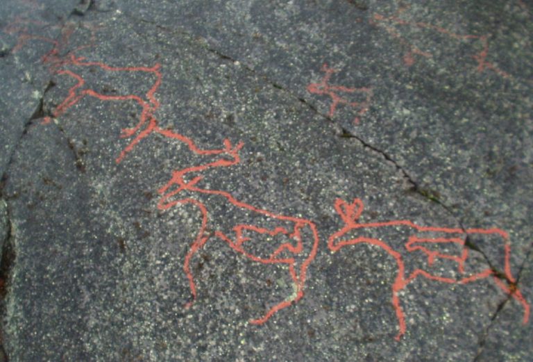 rock paintings of alta