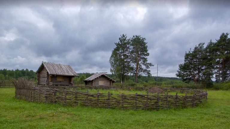 Slavic village of the 10th century