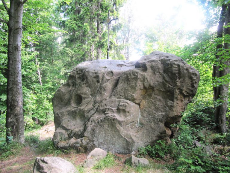 Perun stone on Klášťov