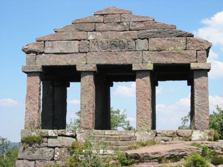 Reconstructed Vosegus temple