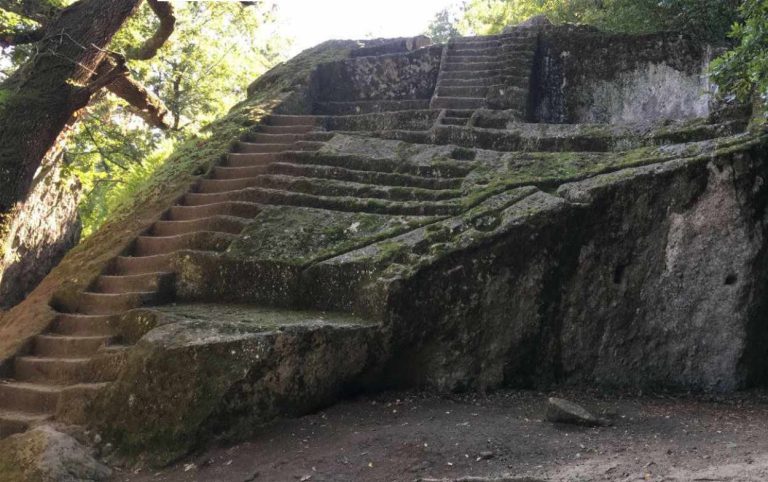 Etruscan pyramid of Bomarzo