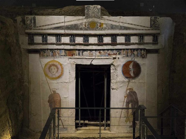 Macedonian tomb at Agios Athanasios