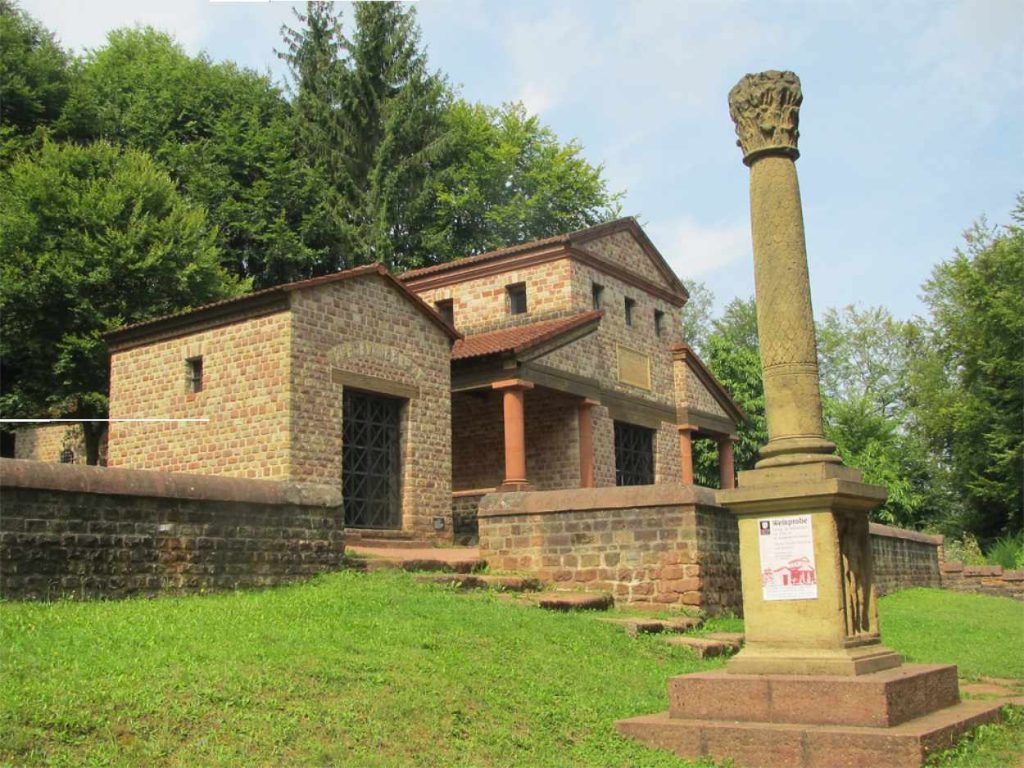 Roman temple complex at Tawern
